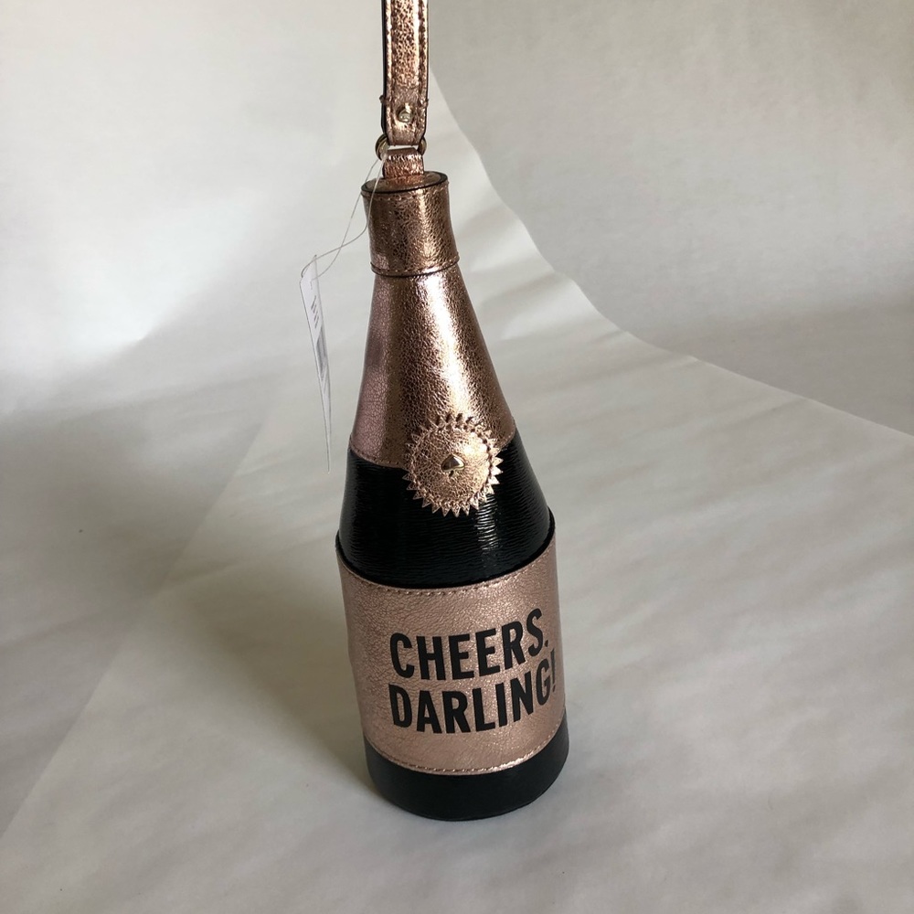 Kate Spade champagne bottle wristlet